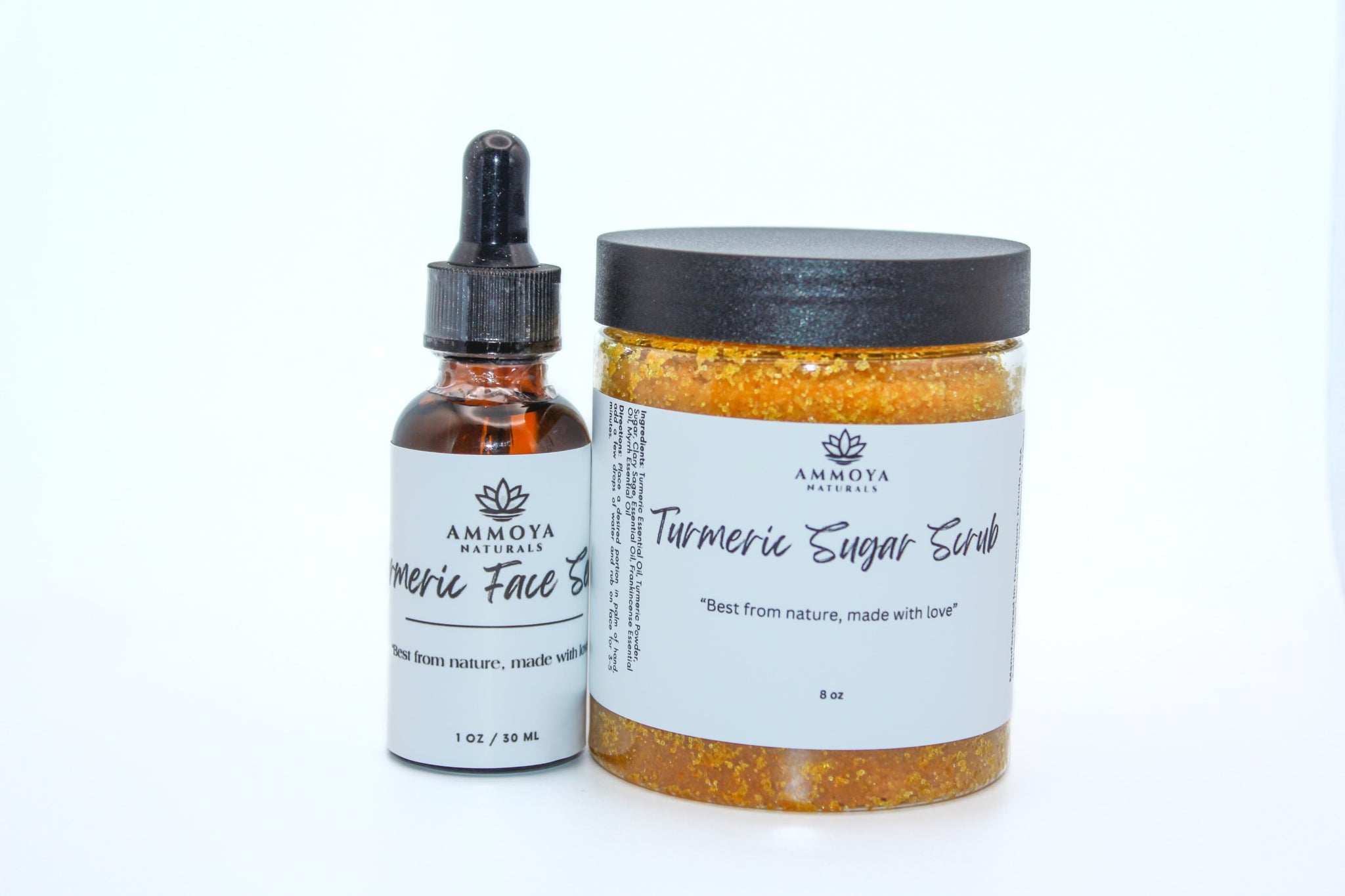 Turmeric Honey Scrub & Turmeric Face Oil Duo