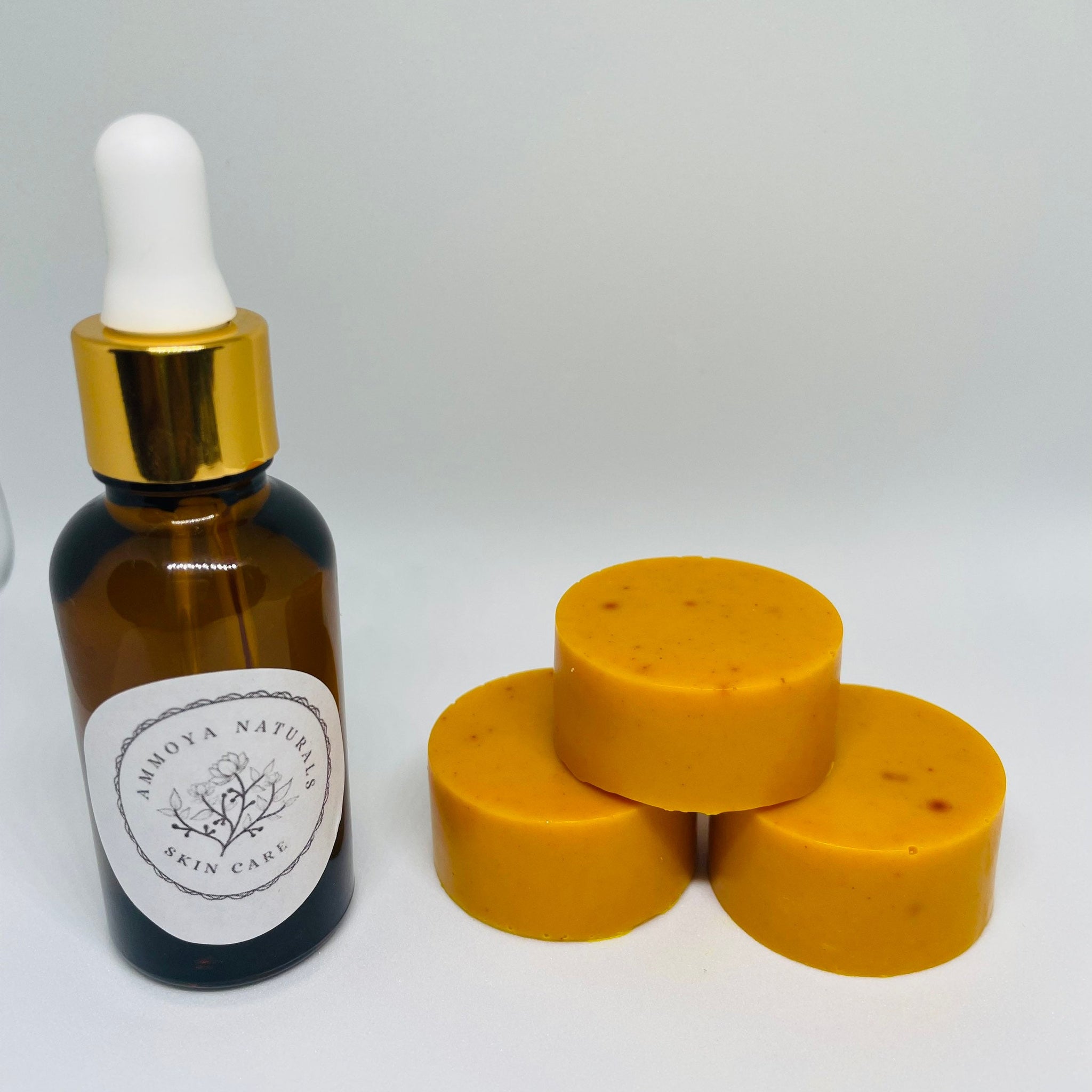 Turmeric Face Oil & Turmeric Kojic Acid Soap Set