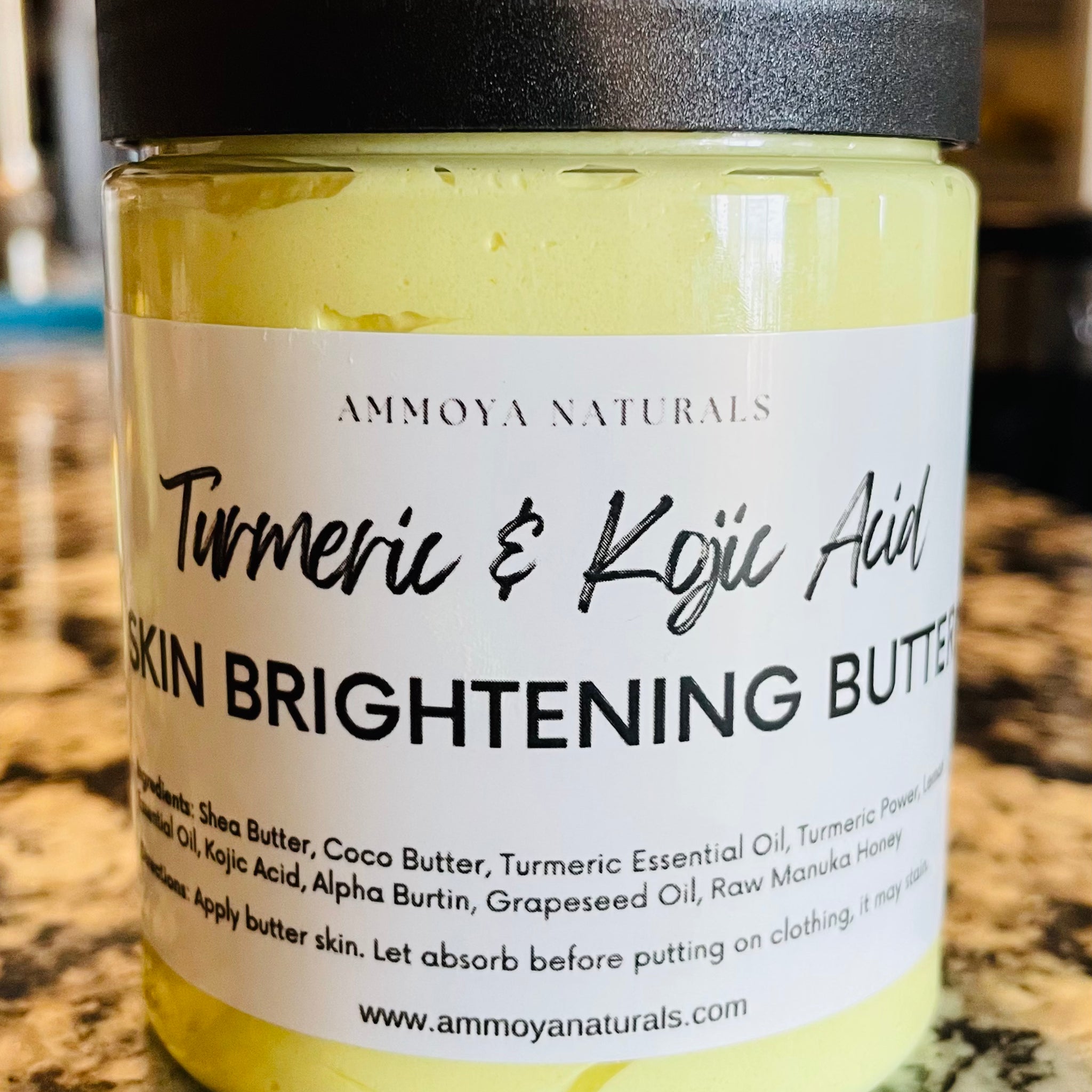 Turmeric and Kojic Acid Whipped Butter